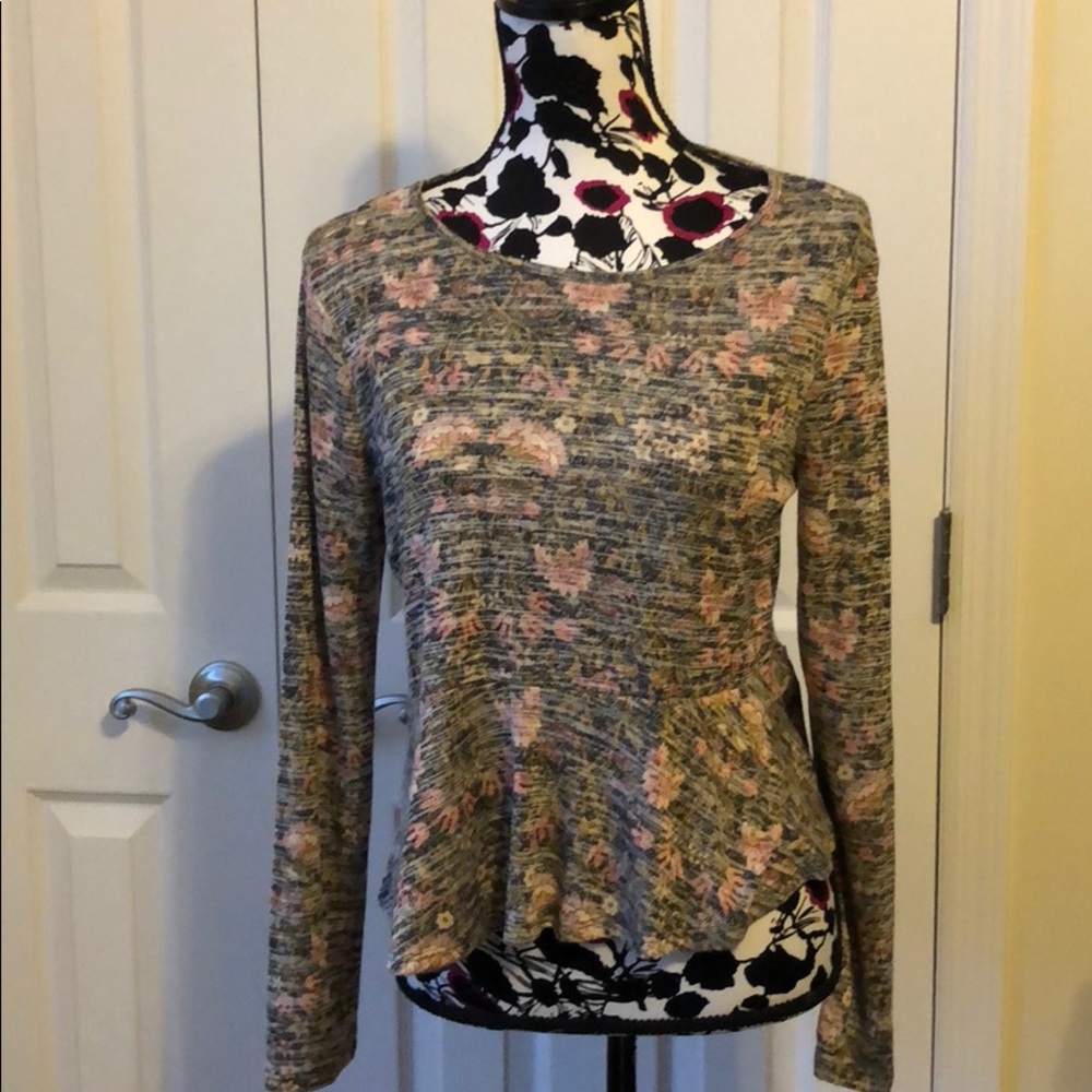 Long sleeve floral print shirt🤟